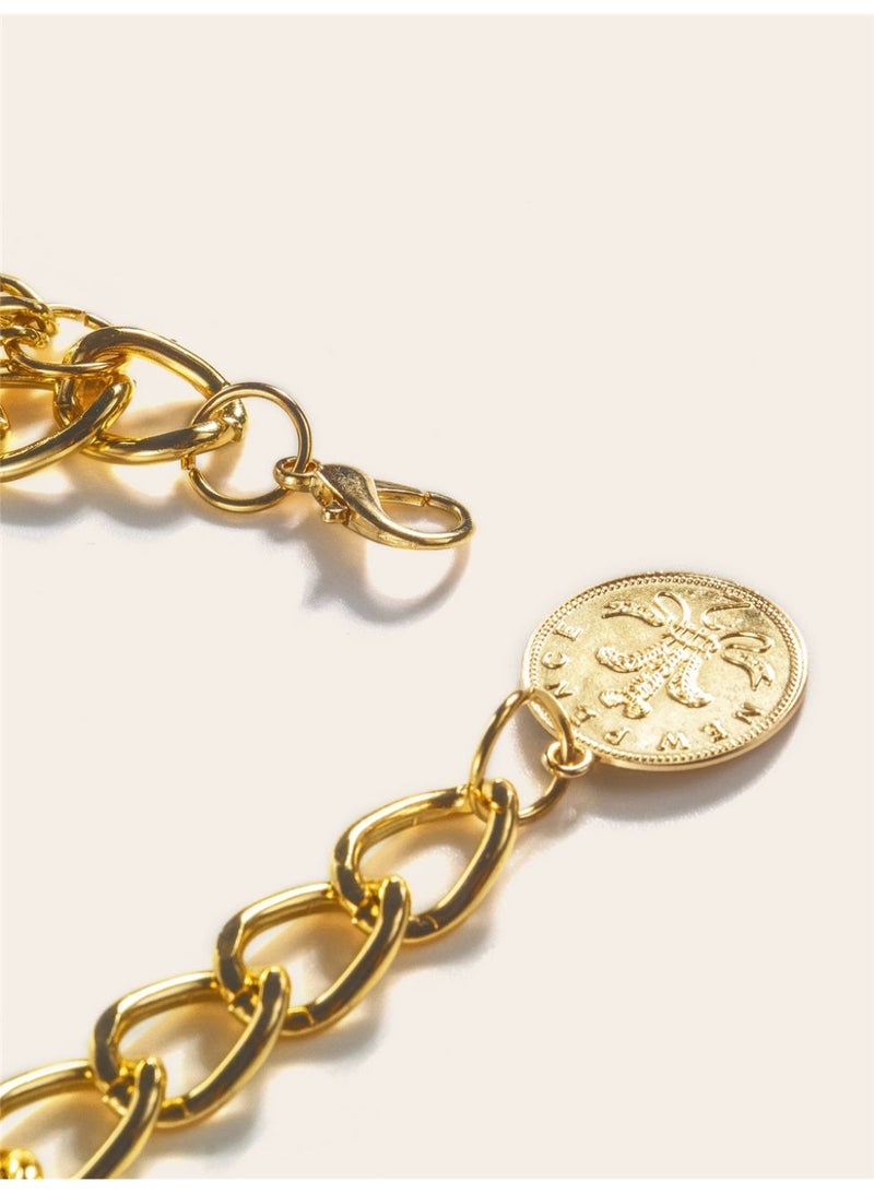 Ucanbe Gold Versatile Fashion Drape Waist Chain Belt | Adjustable 85–115cm | Lightweight 90g - Image 4